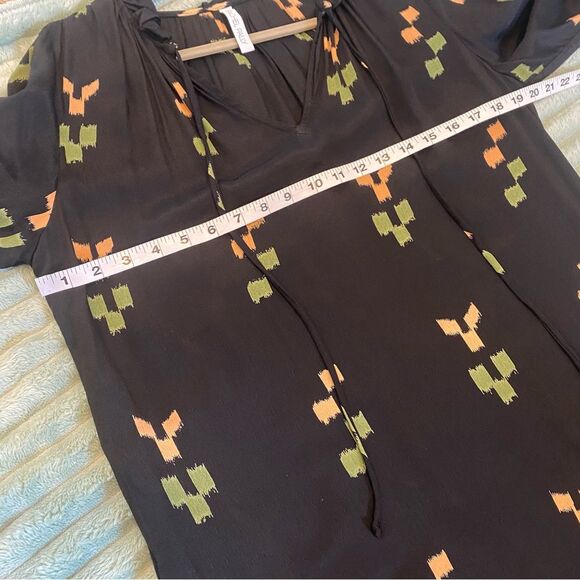 Rachel Pally Black Midi Dress with Floral Accents - Picture 9 of 13